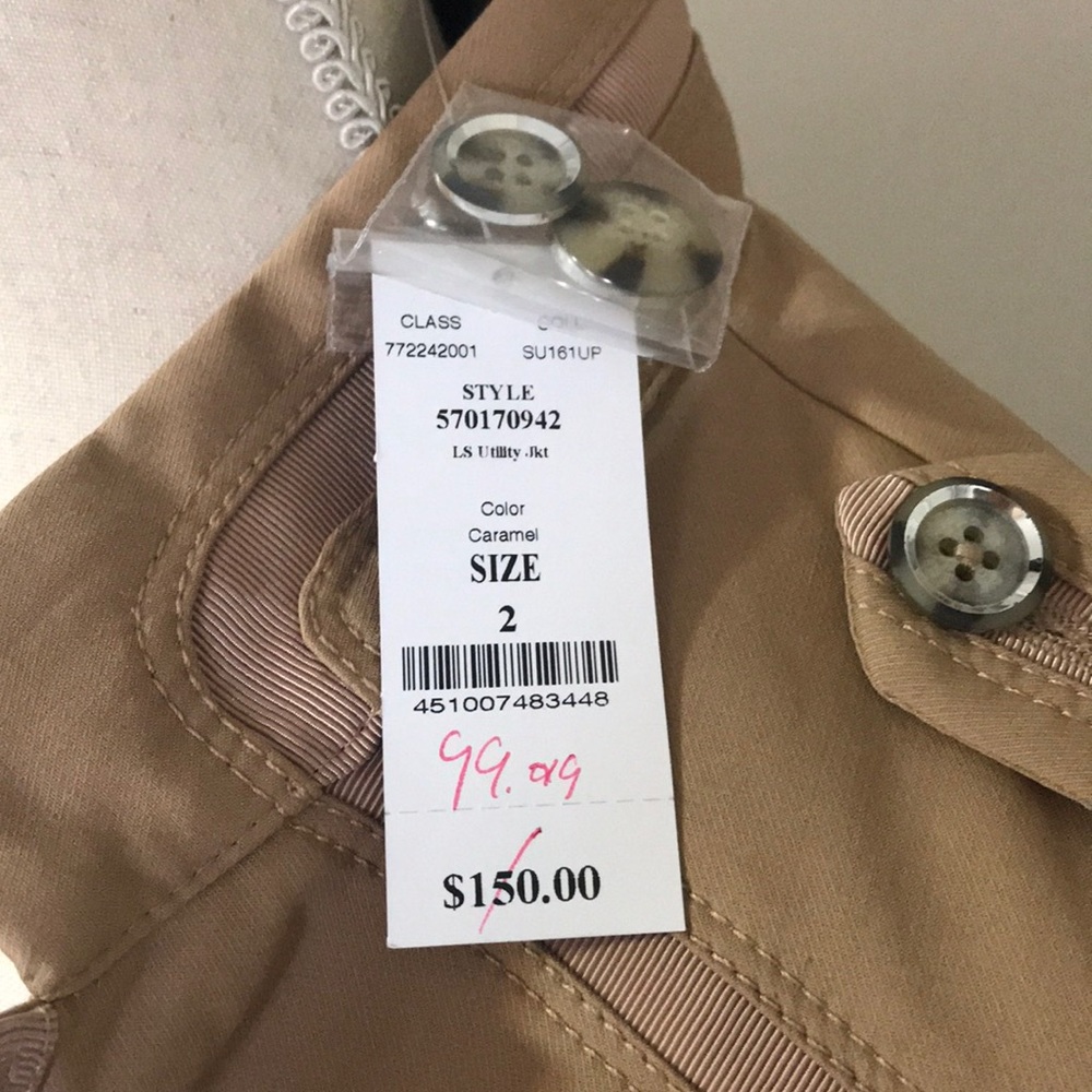 WHBM / Utility Jacket - Picture 7 of 8